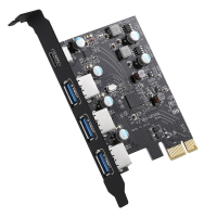 PCI-e USB 3.0การ์ด Type C 1พอร์ต USB A 3พอร์ตโดยไม่ต้องจ่ายไฟเพิ่มเติม PCI Express 1X การ์ดเอ็กซ์แพนชัน4X สำหรับ Windows 11 10