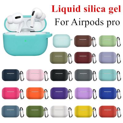 Liquid Silicone Cover Case for Apple Airpods Pro Sticker Case for Airpod 3 for Air Pods Pro Earphone Accessories Skin Headphones Accessories