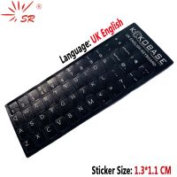SR UK British English Language Standard Waterproof Keyboard Cover Stickers Button Letters Computer Laptop Skins Accessories