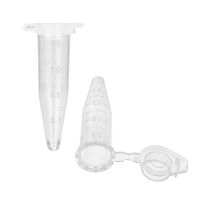 3000Pcs Mini Centrifuge Tubes 1.5Ml Raduated Clear Plastic Centrifuge Vials with Flat-Top Snap Cap