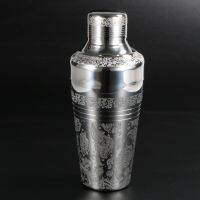 [HOMYL1] Stainless 14/17 Ounce Cocktail Shaker Built-in Strainer Bartender Mixing 【AUG】