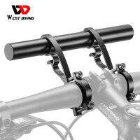 WEST BIKING อุปกรณ์ต่อพ่วงแฮนด์จักรยาน,อุปกรณ์ต่อขยายราวสำหรับมือจับแบบอลูมิเนียมอัลลอยน้ำหนักเบาเป็นพิเศษสำหรับจักรยานเสือภูเขาที่วางแผ่นเรืองแสงที่วางไฟหน้า
