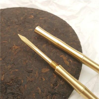 1pc pure copper pu erh tea needle pu erh puer tea tool tray tea box accessories