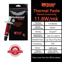 【YD】 Thermal Grizzly Hydronaut 11.8W/MK Paste CPU/GPU Radiator Processor Silicone Grease 1/3.9/7.8g