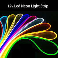 Hot Dimmable Neon LED Strip Light Kit พร้อม Led Controller 2835SMD DC12V นีออนเชือกไฟ IP67เทปริบบิ้นสำหรับ DIY Home Deco