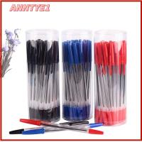 ANNTYE1 5/10PCS ใหม่ 3สี อยู่ยั้งยืนยง แบบพกพา เครื่องใช้สำนักงาน โรงเรียนเด็ก รุ้ง ปากกาลูกลื่น 1 มม.