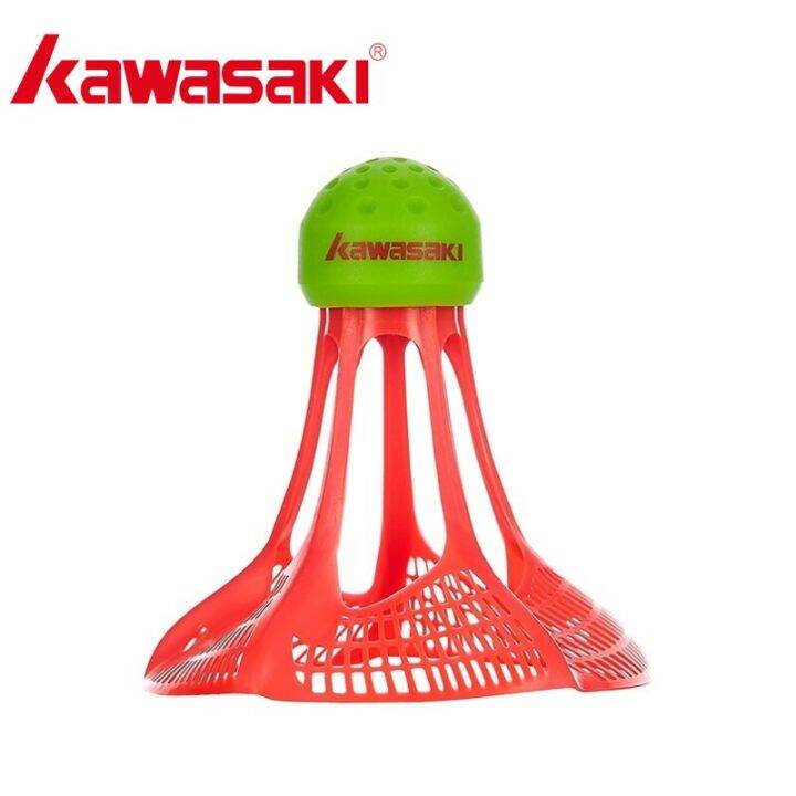 kwasaki-2022-new-original-airshuttle-outdoor-badminton-airshuttle-plastic-ball-nylon-shuttlecock-badminton-ball-3pcs-pack