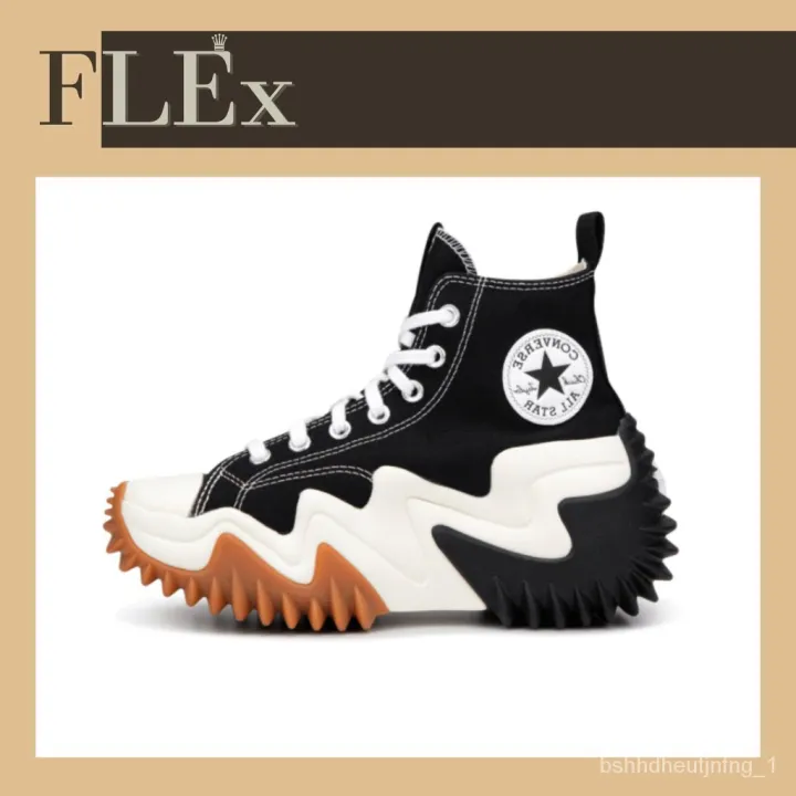 IGKH FLExAmerican Wear | Converse Run Star Motion Black and White ...
