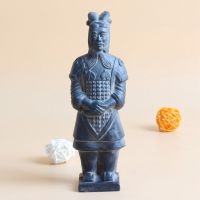 Qin Terracotta Warriors Clay Resin Crafts Decoration China antique imitation soldier sculpture handmade souvenir ornaments