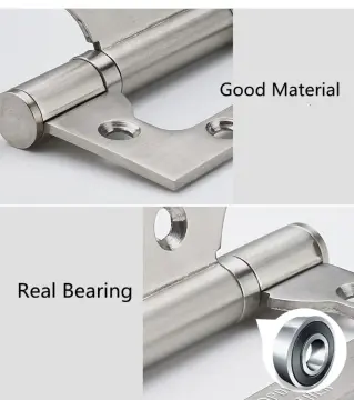 Flush Door Hinge Butterfly Door Hinge 2 Ball Bearing Stainless