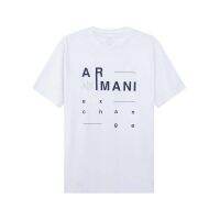 เสื้อยืดแขนสั้นพิมพ์ลายสำหรับทั้งหญิงและชายผ้าฝ้ายบริสุทธิ์ Armani S New Hot Selling