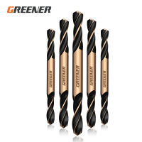 GREENER Auger Bit Double-Headed Double-Edged Metal Stainless Steel With Cobalt Ultrahard Drill Iron Drilling 3.0-6.0Mm Drill Bit