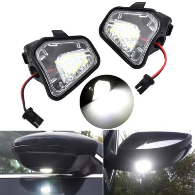 ﹍✼▣ 2PCS For VW Passat B7 CC Scirocco Jetta MK6 EOS Beetle R LED Side Rearview Mirror Floor Ground Lamp Puddle Welcome Light