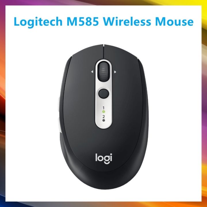 logitech-m585-เมาส์ไร้สาย-ควบคุมข้อความ-รูปภาพ-ไฟล์ระหว่าง-2-windows-และ-m-คอมพิวเตอร์-และแล็ปท็อป-พร้อมบลูทูธ-หรือ-usb-อายุการใช้งานแบตเตอรี่-2-ปี