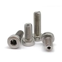 M2.5 M3 M4 M5 M6 M8 M10 M12 304 Stainless Steel Hollow Hole Through Air Out Hexagon Hex Socket Thin Low Profile Head Bolt Screw Nails Screws Fasteners