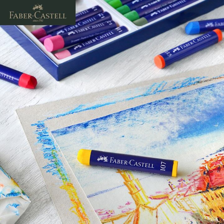 faber-castell-master-pastels-soft-oil-pastel-crayon-stick-wax-blue-box-12-24-36-colors-art-painting-hand-painted-graffiti-1270