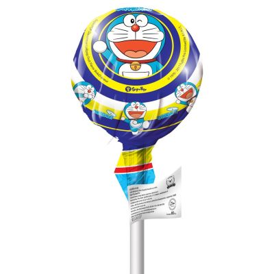 Super Pop Doraemon บิสคิโอ ซุปเปอร์ป๊อป โดราเอมอน ลูกอมยักษ์ 80 กรัม