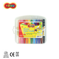 TORU (โทรุ) ดินสอสีเนื้อครีม 12 สี Cream Color Pencil รหัส TR-CREAMCOLOR12