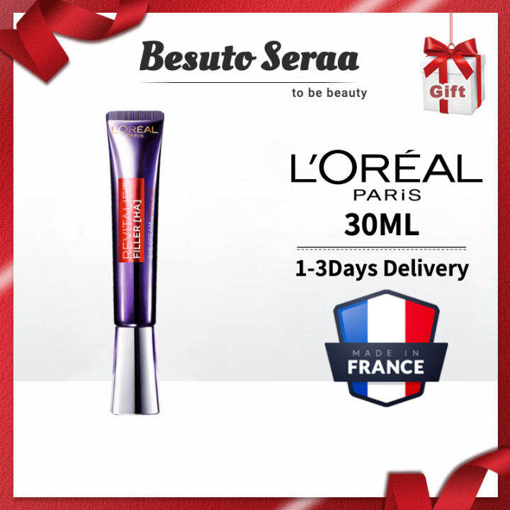 【Ready Stock】L'Oreal Paris Revitalift Filler Hyaluronic Acid Eye Cream