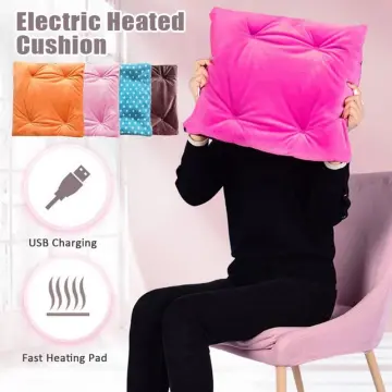 A Heated Cushion Sofa Office Chair Universal Electric Heating Pad Winter  Warm Butt Pad