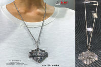 สร้อยคอMotor Harley Davidson สวมคอได้ สร้อยคอโซ่ เลสสร้อยคอ เลสคอ necklace hiphop สแตนเลสแท้ Stainless แฟชั่นชาย แฟชั่นผู้หญิง 316l allacc