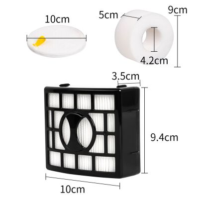 โฟม &amp; สัมผัสเครื่องดูดฝุ่นชุดตัวกรองสำหรับ NV680ปลาฉลาม NV681 NV683 # XFF680 &amp; XHF680ชิ้นส่วนตัวกรองเครื่องดูดฝุ่น
