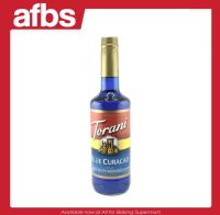 AFBS Torani Blue Curacao Syrup 750ml. #1108276 โทรานิ บลูคูราโซ่ ไซรัป (น้ำหวานเข้มข้นกลิ่นส้ม)  750มล.