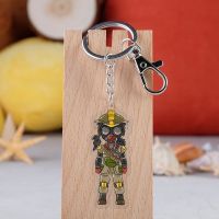 Game Apex Legends Battle Royale Keychain Fashion Acrylic Transparent anime character Pendant Keyring Car Key Holder Key Chains