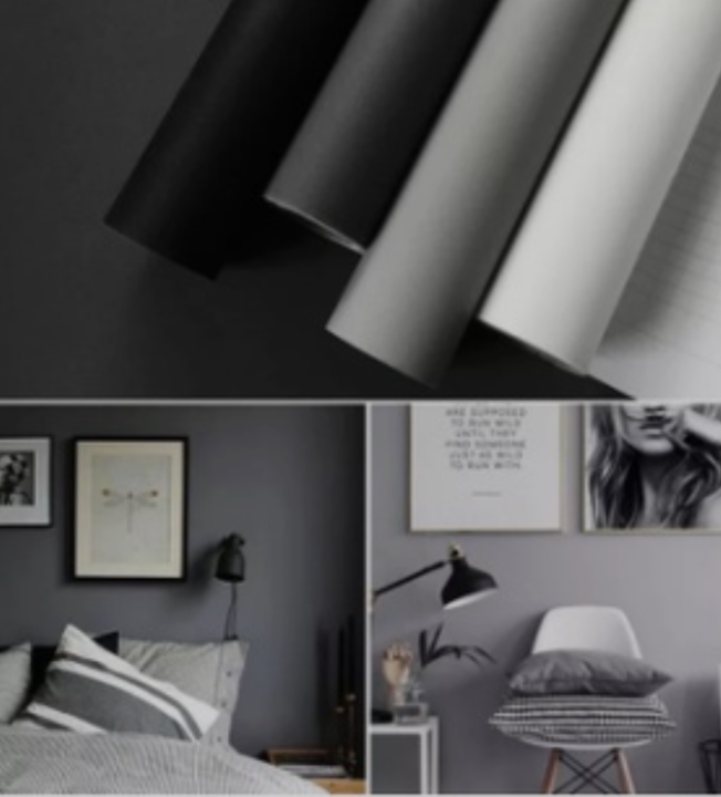 Self Adhesives tape wallpaper plain color matte Lazada PH