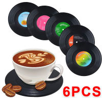 6/1Pcs Coaster Table Mat Creative Retro ทนความร้อนเสื่อกันลื่นสำหรับเครื่องดื่มถ้วยกาแฟ Coaster หน้าแรกอุปกรณ์ตกแต่งตาราง-ju544982