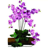 Phalaenopsis Stem ดอกไม้ประดิษฐ์ (ชุด6) สีม่วง