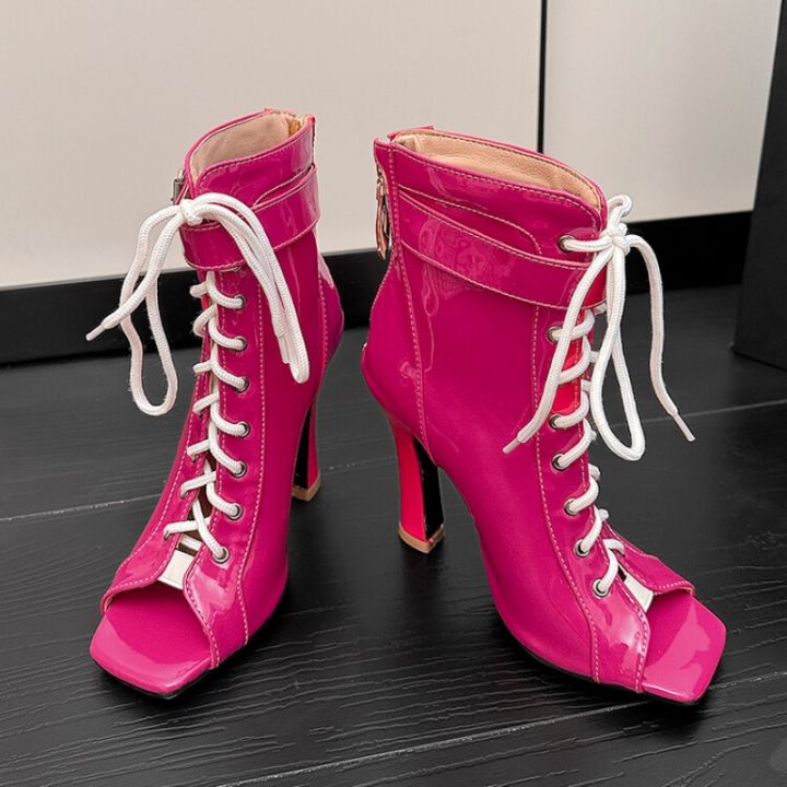 ขายดีที่สุด-ioztt2023-and-summer-new-style-fashion-high-heeled-women-39-s-sandals-crossed-frenum-open-toe-cool-boots-high-11cm-size-32-48