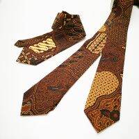 Neck Tie 7cm Batik Tie Cotton Silk Necktie Tali Leher Batek