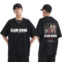 Anime Slam Dunk T-shirt Mens Ryota Miyagi Hisashi Mitsui T Shirts Summer Men Casual Fashion Loose Tshirt Male Cotton Tees