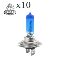 10Pcs H7 12V 55W 5000K Car Halogen Headlamp Bulbs Xenon Super Lamp White Light Auto Parts Replacement