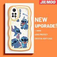 เคส JIUMOO สำหรับ Xiaomi Redmi Note 11 Pro Note 5G Note 11e Pro เคสลายคลื่นความสุขแบบดั้งเดิมเคสโทรศัพท์คลุมทั้งหมดตัวปกป้องกล้องถ่ายรูปเลนส์เคสฝาหลังเคสนิ่ม