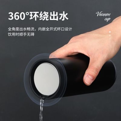 ∏▪  European and 360-degree arbitrary angle water cup inside outside 304 stainless steel stretch liner insulation car coffee