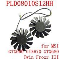 NEW POWER LOGIC PLD08010S12HH 74mm 52mm 12V 0.35A 4Pin for MSI GTX660 GTX670 GTX680 Twin Frozr III graphics card fan