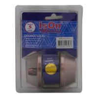 กุญแจลิ้นตาย 1 ด้าน ISON D7000 สีทองแดงรมดำSINGLE CYLINDER DEADBOLT ISON D7000 ANTIQUE COPPER **สอบถามเพิ่มเติมได้จ้า**