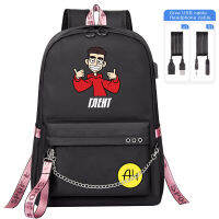 Merch A4 Lamba กระเป๋าเป้สะพายหลังเด็ก A4 glent Men Women Traveling bagpack