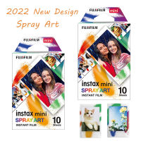 Fujifilm Instax Mini Film Spray Art 20 แผ่นสำหรับ FujiFilm Mini 8 9 11 EVO กล้อง Liplay Mini Link 2 SP-2 เครื่องพิมพ์