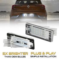 LED License Number Plate Light Lamp For Renault Scenic 2 3 Captur Zoe Laguna 2 3 Espace 4 Fluence Modus Dacia Duster Logan Lodgy