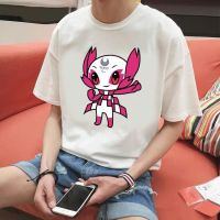 2020Tokyo Olympic Games Clothes Emblem Mascot of Olympic GamesTT-shirt Short Sleeve SummerTT-shirt Half Sleeve T-shirt Customization