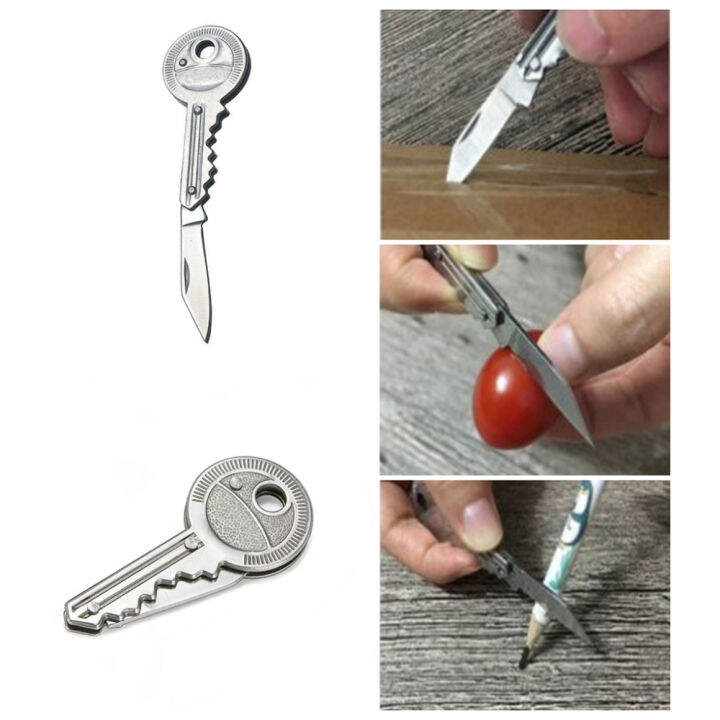 Outdoor Camp Knife Key Knife Peeler Hike Pocket Fruit Knife Pencil