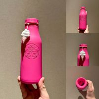 Starbucks 2022 ถ้วยวันวาเลนไทน์ 473ml Vigorous Summer Pink Stainless Steel Bottle Thermos Coffee Water Cup