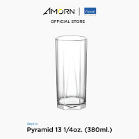 AMORN - (Ocean) B02313  Pyramid - แก้วพีระมิด  แก้วดริ๊งเเวร์ ทัมเบอร์  แก้วโอเชี่ยนกลาส   13 oz. ( 380 ml.)