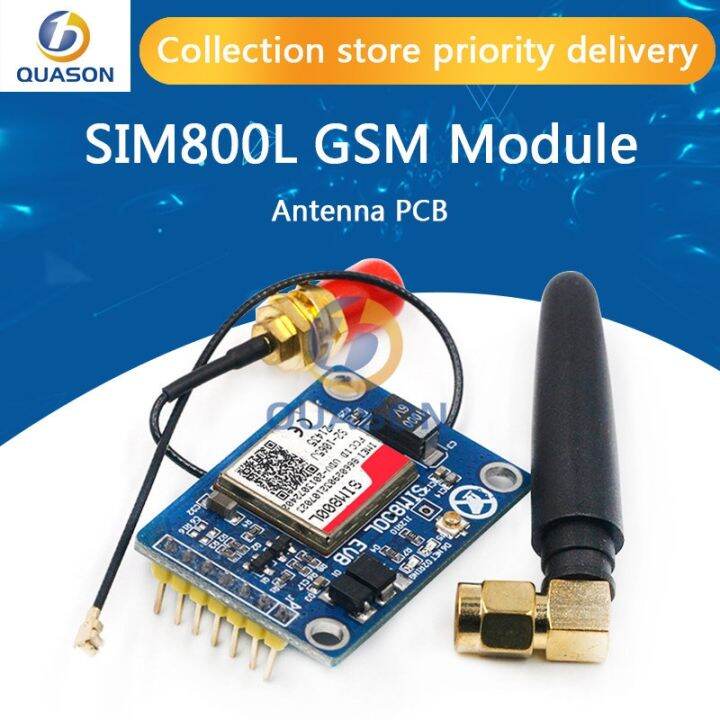 New SIM800L GPRS GSM Module w/ PCB Antenna SIM Board Quad band for MCU ...