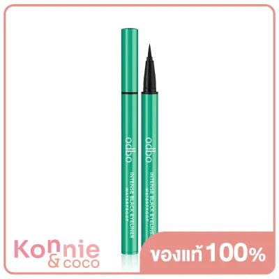 ODBO Intense Black Eyeliner 0.5ml อายไลเนอร์แท่งสีเขียว สวยหรูดูมีระดับ สูตรกันน้ำได้ดีเยี่ยม เนื้อสีดำสนิท