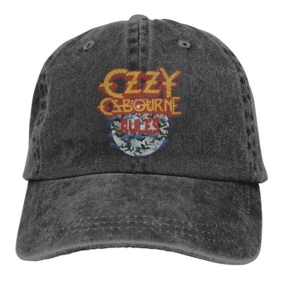 2023 New Fashion Korean Style Baseball Cap Ozzy Osbourne Rules Tour Distressed Personality Hat，Contact the seller for personalized customization of the logo