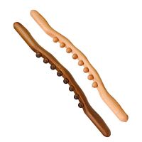 ‘；【-； Rolling Pin Universal Back Needle Massage Tendons Beech Wood Scraping Stick Point Treatment Guasha Relax Therapy Tool